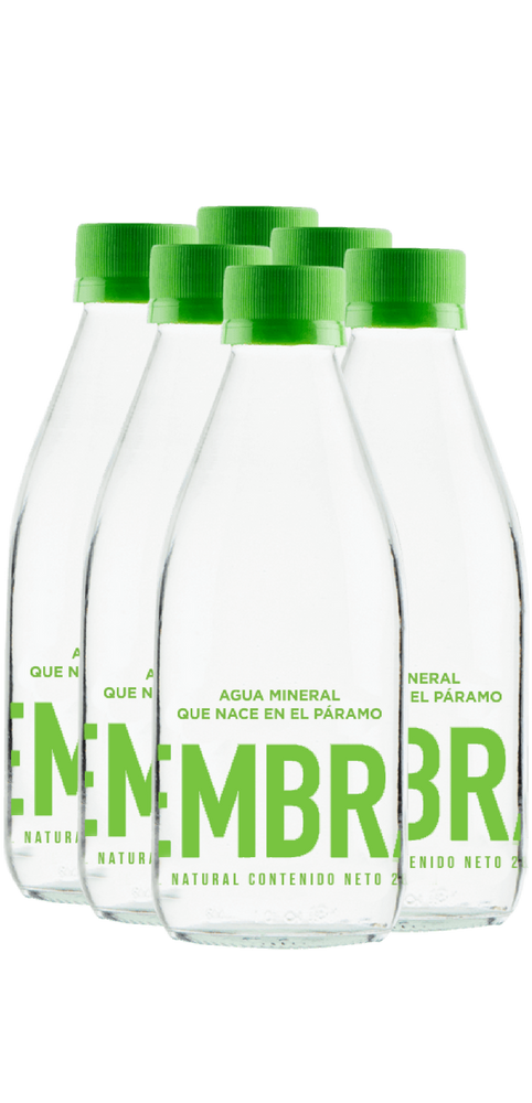 Agua Mineral Natural Vidrio 280ml x 6
